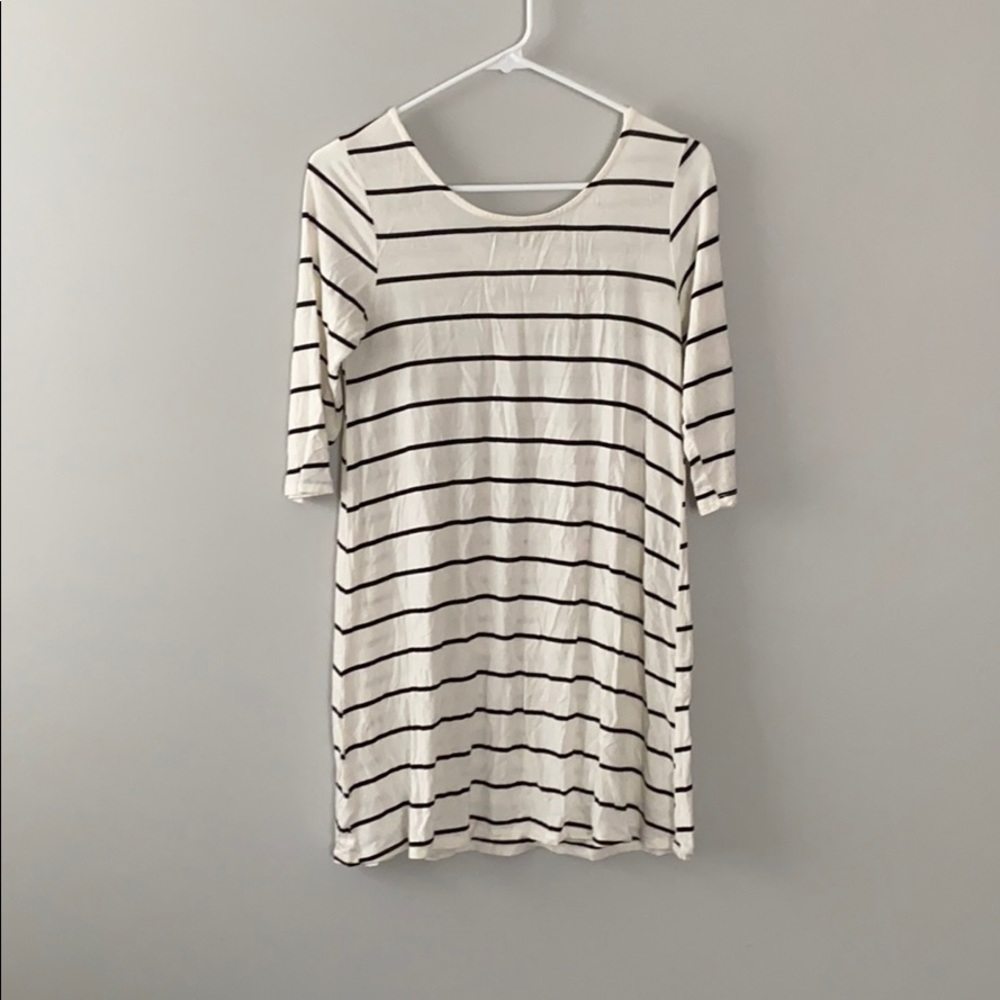 Striped maternity tunic